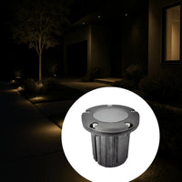Solid Brass MR16 In-ground Well Light Cover Kit