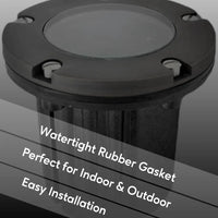 Solid Brass MR16 In-ground Well Light Cover Kit