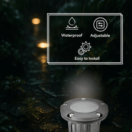 Solid Brass MR16 In-ground Well Light Cover Kit