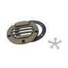 Solid Brass MR16 In-Ground Light Well Cover Kit