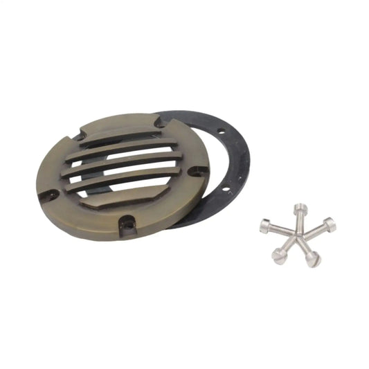 Solid Brass MR16 In-Ground Light Well Cover Kit