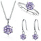 light purple / silver / 5