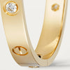 Elegant Diamond Screw Bangle Bracelet