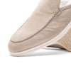 06-112-GRY SORO Sueded Italian Goatskin Mule Grey