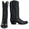 10.5 / Black / Genuine Leather