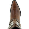 Women's Harness Boots | Brown Leather Harness Boots (M50039)