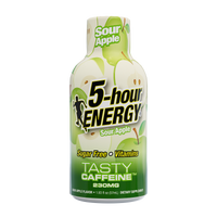 24 Pack 5-hour ENERGY Extra Strength Shots, Sour Apple Flavor Flavor, 1.93 Fl Oz