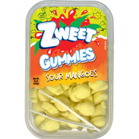Gummy Sour Mangoes | Zweet | 10 oz (3 pack)