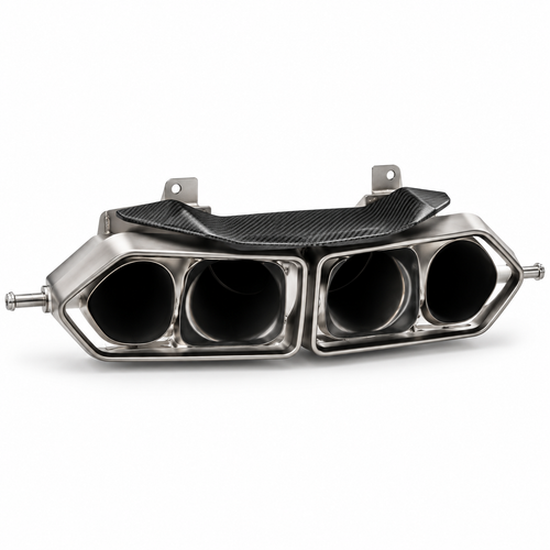 Akrapovic 11-17 Lamborghini Aventador Tail Pipe Set (Titanium)