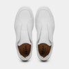 65-225-WHT SPETTACOLARE Italian Pebble Grain Calfskin Sneakers White