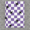 Spider Halloween Poly Mailers Size 10x13 Purple Check Shipping Bags