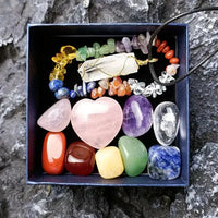 Crystal & Chakra Stone Gift Box Set