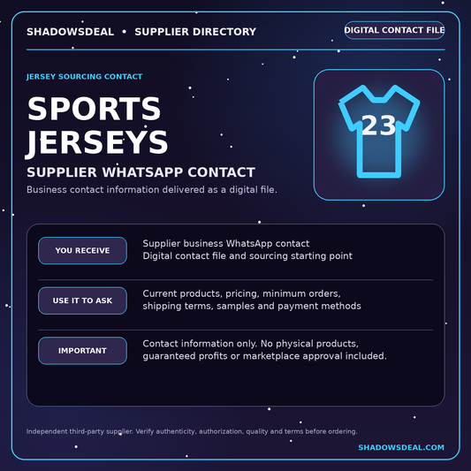 Wholesale Sports Jersey Supplier Contact