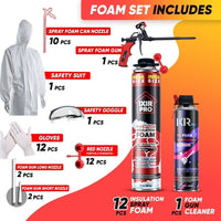 Spray Foam Insulation Kit -  30oz Complete DIY Insulation