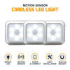 Square & PIR Motion Sensor Light for Closet with Battery