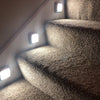 Square & PIR Motion Sensor Light for Closet with Battery