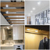 Square & PIR Motion Sensor Light for Closet with Battery