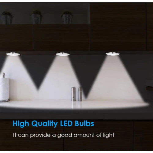 Square & PIR Motion Sensor Light for Closet with Battery