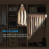 Square & PIR Motion Sensor Light for Closet with Battery