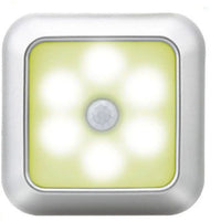 Square & PIR Motion Sensor Light for Closet with Battery