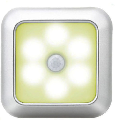 Square & PIR Motion Sensor Light for Closet with Battery