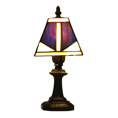 Tiffany-Style Lamp with Square Glass Design