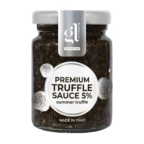 GL Truffle Gourmet, Large Italian Premium Black Truffle Sauce , Salsa Tartufata 180g (6.4 oz)