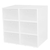 Stackable Shoe Storage Bin Transparent Dustproof