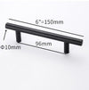 Stainless Steel Kitchen Door Cabinet T Bar Handle Pull Knob Door Pull Handle Stainless Door Handle Stainless Steel Hollow Bar Drawer Pulls Cupboard Knob For Kitchen Furniture