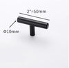 Stainless Steel Kitchen Door Cabinet T Bar Handle Pull Knob Door Pull Handle Stainless Door Handle Stainless Steel Hollow Bar Drawer Pulls Cupboard Knob For Kitchen Furniture