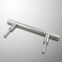 Stainless Steel Kitchen Door Cabinet T Bar Handle Pull Knob Door Pull Handle Stainless Door Handle Stainless Steel Hollow Bar Drawer Pulls Cupboard Knob For Kitchen Furniture
