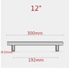 Stainless Steel Kitchen Door Cabinet T Bar Handle Pull Knob Door Pull Handle Stainless Door Handle Stainless Steel Hollow Bar Drawer Pulls Cupboard Knob For Kitchen Furniture
