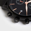 Stainless Steel Mesh Strap Minimalist Chronograph Watch