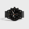 Stainless Steel Mesh Strap Minimalist Chronograph Watch