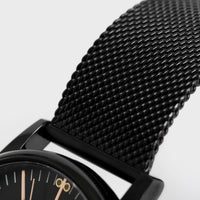 Stainless Steel Mesh Strap Minimalist Chronograph Watch