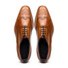 25-562-CML STEPHANO Wingtip Oxford Camel