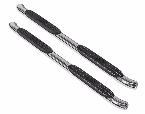 Westin 2007-2013 Chevy Silverado 1500 Crew Cab PRO TRAXX 4 Oval Nerf Step Bars - SS