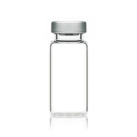 10 mL Clear Glass Sterile Vials, 20 mm Crimp Finish (100-Pack)
