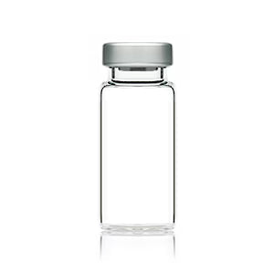 10 mL Clear Glass Sterile Vials, 20 mm Crimp Finish (100-Pack)
