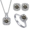 1ct per stone each / grey / 5