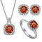 1ct per stone each / fanta orange / 5