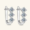 Sterling Silver 925 0.6ct Moissanite Stud Earrings Unisex Classic Retro
