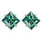 cyan silver / (1.2ct each)6mm