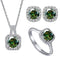 1ct per stone each / dark green / 5