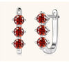 925 Sterling Silver Moissanite Hoop Earrings.1ct 6D For Women Valentine Gift