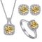 1ct per stone each / golden yellow / 5