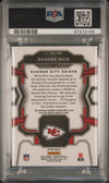 Graded 2023 Panini Prizm Rashee Rice #RGRR Rookie Gear Neon Green Pulsar Rookie RC Football Card PSA 10 Gem Mint