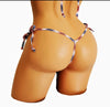 American Flag Micro Uncensored String Bikini Lingerie Set