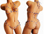 American Flag Micro Uncensored String Bikini Lingerie Set