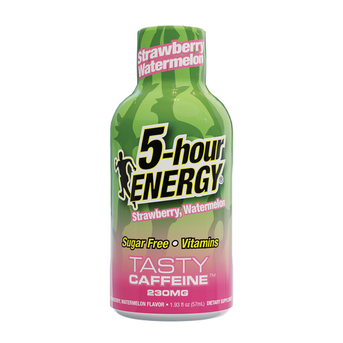 24 Pack 5-hour ENERGY Extra Strength Shots, Strawberry Watermelon Flavor Flavor, 1.93 Fl Oz